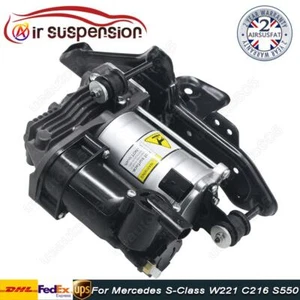 AIR SUSPENSION COMPRESSOR PUMP BRACKET FOR MERCEDES S-CLASS W221 S320 2213200904 - Picture 1 of 13