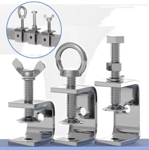 1x Klemme C-Clamp Verstellbarer Breiter Kieferöffnung Für Holzbearbeitung - Bild 1 von 22