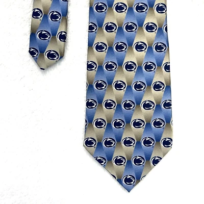 Corbata para hombre Penn State Eagles Wings azul 3,75”x 59” 100 % seda Foto 1 de 4