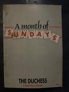 A month of Sundays Duchess Theatre Programme George Cole - Picture 1 of 1