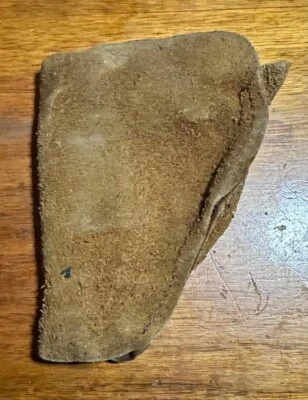 Coldre de couro marrom vintage Don Hume com presilha para cinto de segurança - Imagem 1 de 4