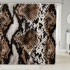Snake Skin Waterproof Shower Curtains Luxury Heavy Fabric Bathroom Shower Curtai