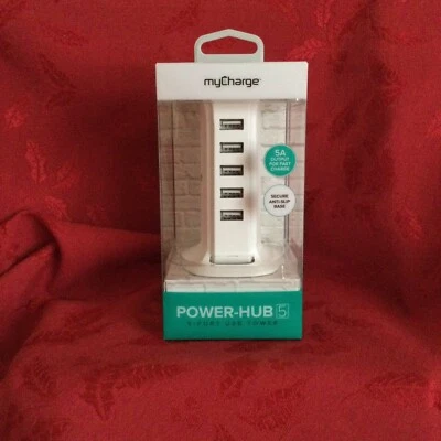 MyCharge Power Hub Torre USB de 5 puertos Foto 1 de 2