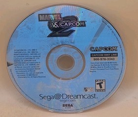 Marvel vs. Capcom 2 (Sega Dreamcast, 2000) Authentic **DISC ONLY** Tested
