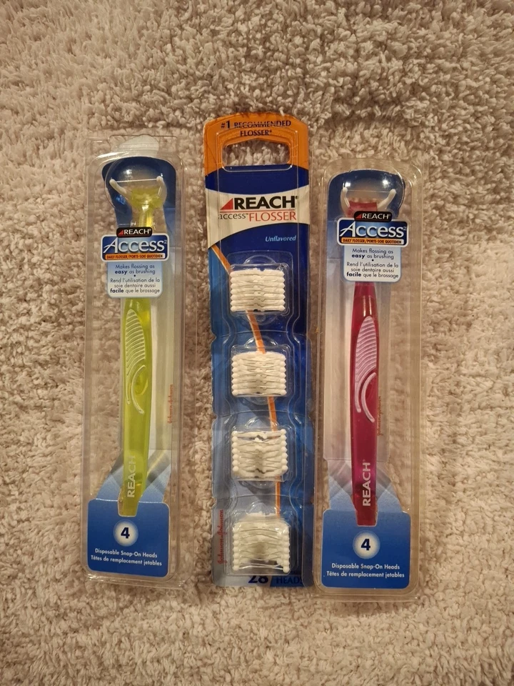 Cabezal de recarga REACH Ultraclean Access Snap-On Flosser X2 y Flosser 28 piezas  Foto 1 de 4