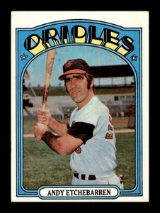 Andy Etchebarren #26 1972 Topps Baltimore Orioles Baseball Card MLB Set Break - Picture 1 of 3