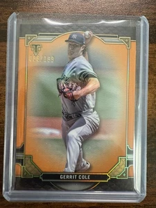 2022 Topps Triple Threads Orange Gerrit Cole /199 Yankees - Picture 1 of 2