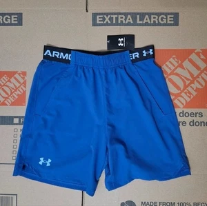 Under Armour Mens Vanish Woven 6 In Shorts Blue Mens Size Small - Picture 1 of 3