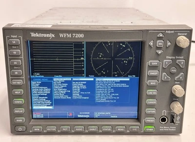 Tektronix WFM7200 HD/SD Waveform Monitor Multi Format Opt AD,DAT,LOUD - Image 1 of 4