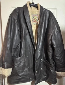Mens Bomber Jacket XL Black made in Italy Alta Moda - Picture 1 of 4