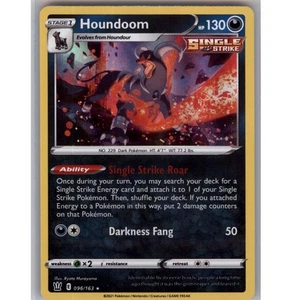 Houndoom Holo Holo Holo Raro SWSH05: Estilos de Batalla 096/163 Casi Nuevo - Imagen 1 de 2