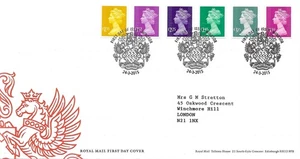 20175 Small Format High Value Definitives, Royal Mail FDC, FDI Windsor SpHS - Picture 1 of 1