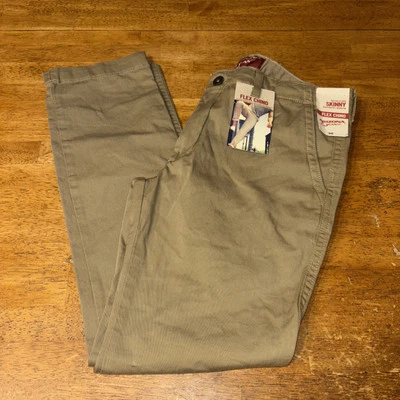 Men’s 34x30 Arizona Jean Co Flex Chino Skinny Extra Slim Fit Skinny Leg Pants - Image 1 of 4