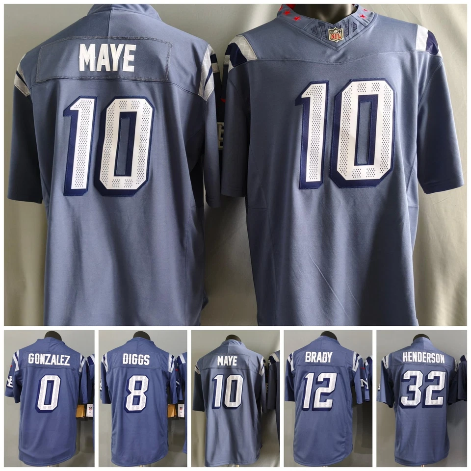 Tariffs​ Free! NE Patriots 2025 F.U.S.E Rivalries Collection Storm Blue Jersey. - Image 1 of 1