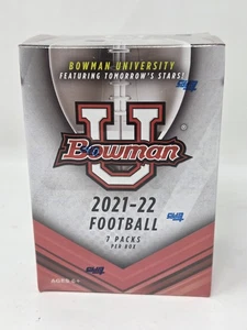 2022 Bowman University Football 7 Pack Blaster Box - Bild 1 von 6