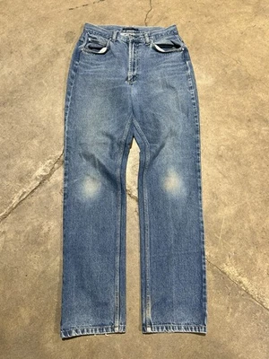 Pantalones de mezclilla Valentino Jeans vintage para hombre azules W38 diseñador pierna recta Italia Foto 1 de 4