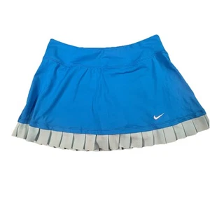 Nike Dri-fit Skirt Tennis Golf Activewear Mini Skort Small Turquoise Blue - Picture 1 of 10