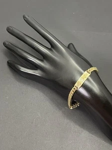 Mikimoto metal gold chain bracelet - Picture 1 of 7