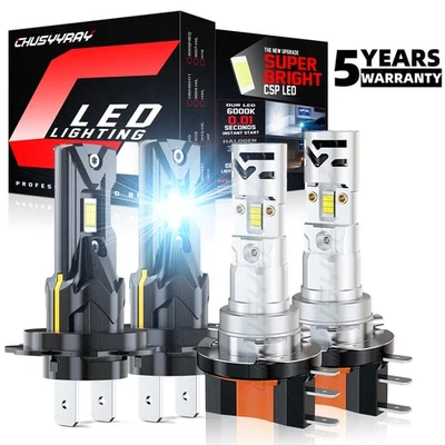 For Mercedes-Benz Sprinter 2500 2019-2023 4PCS H15 H7 LED Headlight Bulbs kit - Image 1 of 4