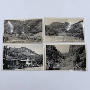 Lot von 4 Vintage 40er Eldorado Springs Colorado RPPC Postkarten - Bild 1 von 7