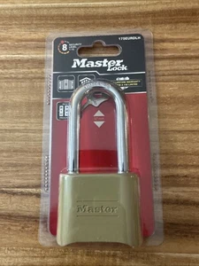 Master Lock 175EURDLH Certified Combination Padlock with Solid Zinc Body New - Picture 1 of 6