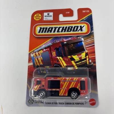 MATCHBOX SCANIA XT FIRE TRUCK NEW 2025 - Image 1 of 3