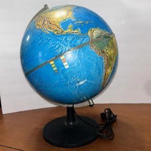 1972 Scan-Globe A/S Denmark beleuchteter Globus auf Ständer Edition 1985 Vintage - Bild 1 von 13