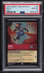 2023 Disney Lorcana - Rise of the Floodborn 2 Foil Raya Headstrong PSA 10 GEM MT - Picture 1 of 2