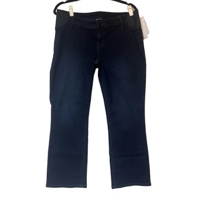 Isabel by Ingrid Isabel Womens Size 8 Pants Blue Denim Bootcut Maternity NWT - Image 1 of 4