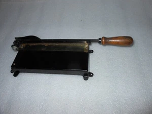 Fotoschneidegerät/-Maschine mit Holzgriff antik Sammler rar Geschenk - Bild 1 von 5