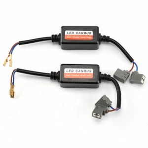 2 Stück H1 LED Scheinwerfer Canbus Fehlerfrei Warnung Widerstand Decoder Anti Flimmern UK - Bild 1 von 7