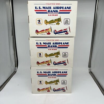 New Set Of 3 U.S.MAIL AIRPLANE #101 AIR MAIL#102 MAIL #103 EXPRESS MAIL Mancave - Image 1 of 3