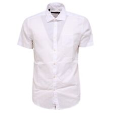 0925K camicia uomo MESSAGERIE cotton white shirt man