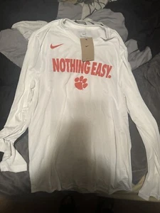 Clemson Tigers Nike Dri-Fit Long Sleeve T-Shirt, Large, BRAND new!! ACC Tourney - Picture 1 of 6