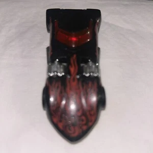 Hot Wheels “Redline” Twin Mill “1969” Black W/Red Flames Made In Malaysia - Picture 1 of 7