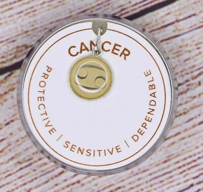 NUEVO Alex and Ani Zodiaco Cáncer .925 Plata Esterlina Cadena Estación Dije  Foto 1 de 3