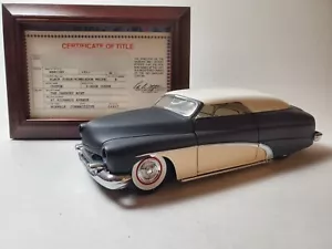 Danbury Mint 1951 Mercury Custom Coupe Lead Sled 1:24 Scale Diecast Model Car - Picture 1 of 12