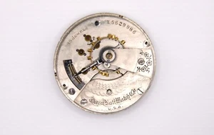 Elgin Grade 317 Pocket Watch Movement 18S 15J Model Parts/Repair SN#15629986 - Picture 1 of 2