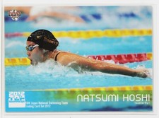 NATSUMI HOSHI No.08 - 2012 BBM SWIMMING Trading Card "Top Swimmers"