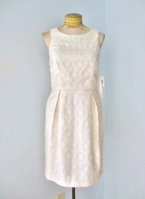 NWT Kensie Vanilla Geometric Embroidered Circles Tank Dress Pockets Lined S - Image 1 of 4