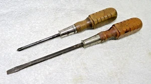 Vintage MAC Tools N6 Flat Screwdriver & No. 2 Phillips w/pat. - Picture 1 of 9