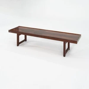 1960s Torbjorn Afdal for Mellemstrands Mobelfabrik Rosewood Bench / Coffee Table - Picture 1 of 10