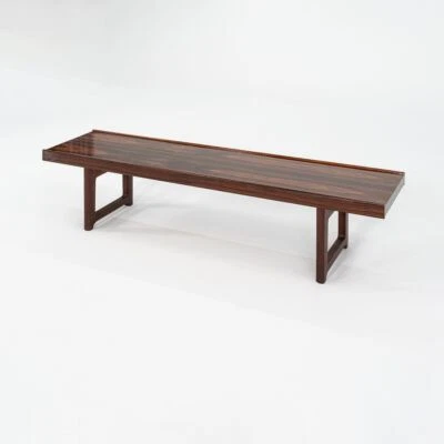 1960s Torbjorn Afdal for Mellemstrands Mobelfabrik Rosewood Bench / Coffee Table - Image 1 of 4
