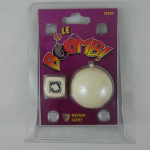 LE BOOMB! Mayfair Games #73101 White Party Game Dice - Picture 1 of 4
