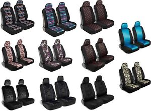 Pattern Print Car Seat Covers Front Seats Universal Fit Auto Truck Van SUV