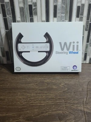 Ubisoft Steering Wheel For Nintendo Wii Racing Wheel holds Wii Remote - Image 1 of 4