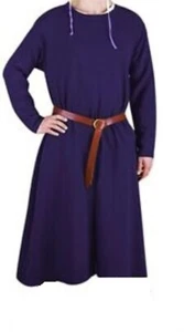 Medieval Tunic Knight Long Sleeves and Length Reenactment for LARP Event Costume - Picture 1 of 7