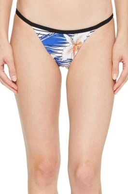 Pantalones de bikini Rip Curl azules florales escasos L79330 talla pequeña Foto 1 de 3