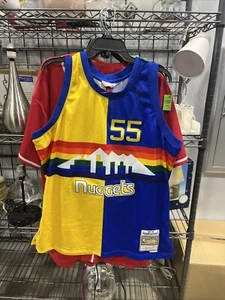 Dikembe Mutombo Nuggets Trikot Mitchell & Ness HWS Swingman 1991 Gr. XL Gold - Bild 1 von 13