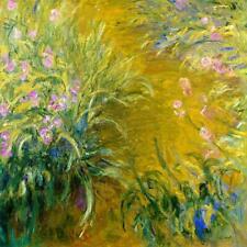 The Path through the Irises (1917) Claude Monet French wall art poster print